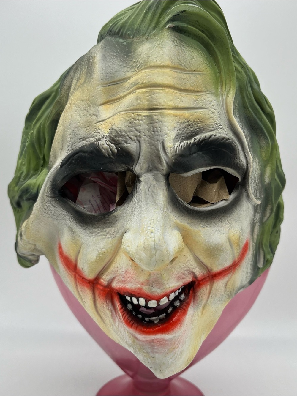 Joker Latex Halloween Mask Adult Cosplay Costume Prop 2008 Rubies Dark Knight